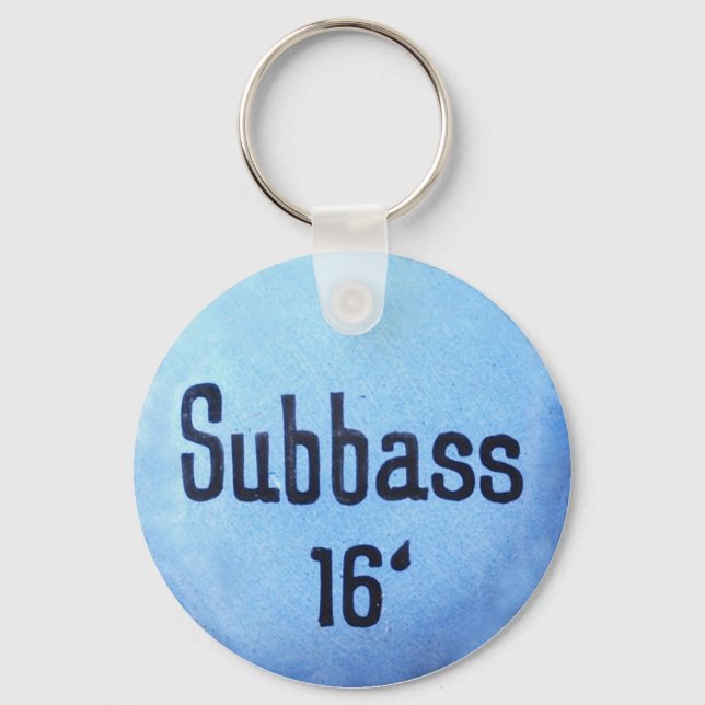 Orgel Schüssel Anhänger Keychain (Front)