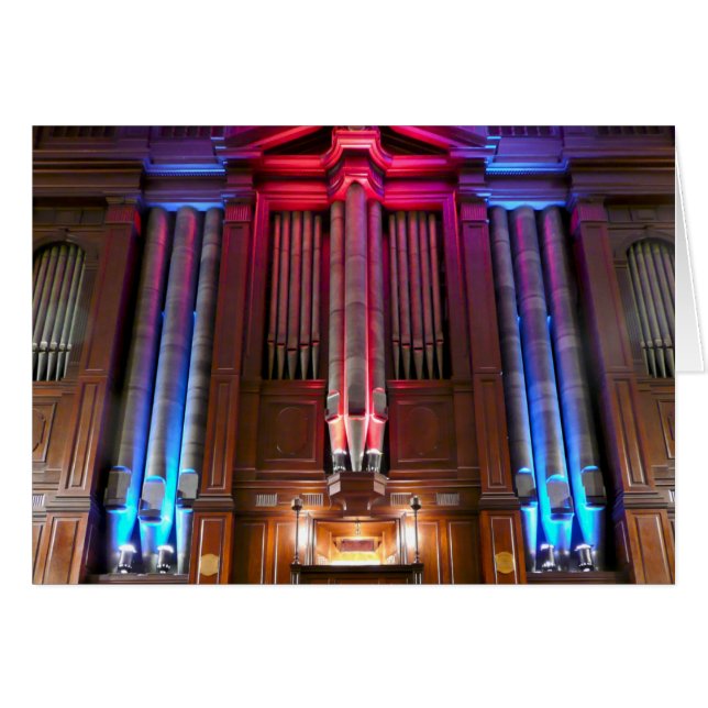 Orgue à pipe de la mairie de Dunedin (Devant horizontal)