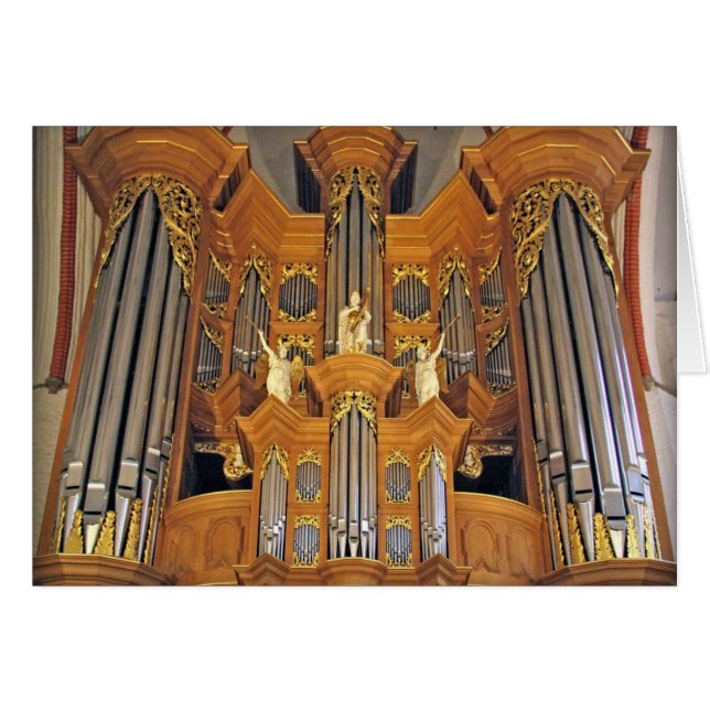 Orgue à tuyau célèbre de Hambourg (Devant horizontal)