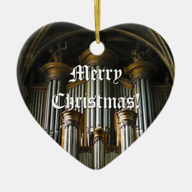 Orgue parisien ornement de Noël (Devant)