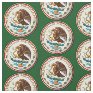 Orgullo Mexicano (Eagle from Mexican Flag) Fabric