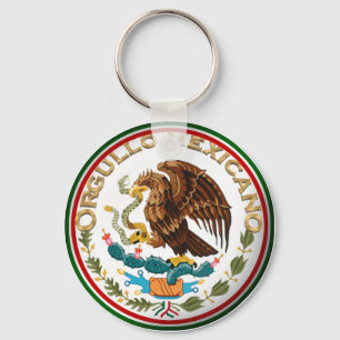 Orgullo Mexicano (Eagle from Mexican Flag) Keychain