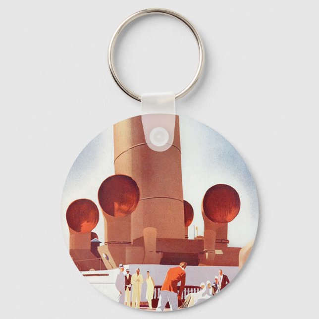 Orient Cruises Big Funnel Keychain (Front)