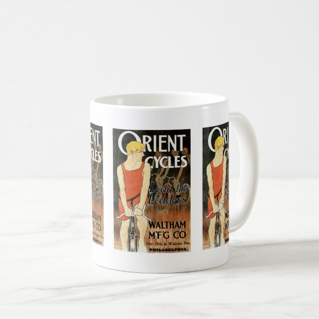 Orient Cycles Bicycle Ad Coffee Mug (Front Right)