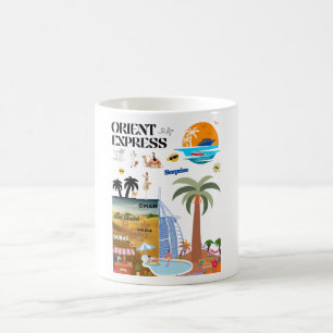 Orient Express Klassische, weiße Tasse, 325 ml Magic Mug