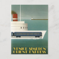 Orient Express Train Ferry Art Deco