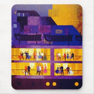 Orient Line ~ Party on Deck Mouse Pad