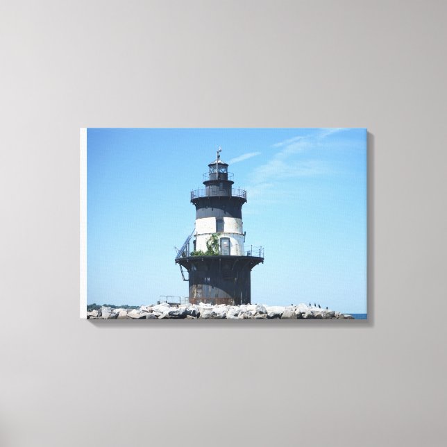 orient point lighthouse canvas print (Front)