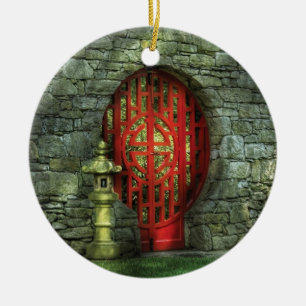 Orient - The Moon gate Ceramic Ornament