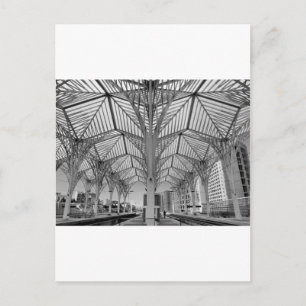 Orient train station in Lisbon Postcard
