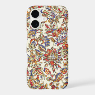 Orient Vintage Retro Colourful Pasley Floral
