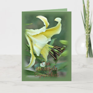 Oriental 3538 Lily for any occasion Card