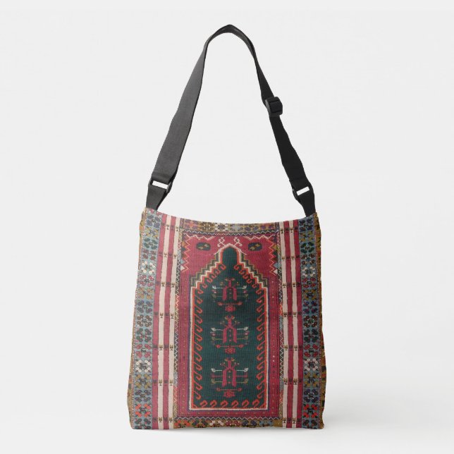 Oriental Antique Kilim Rug  Crossbody Bag (Front)
