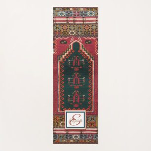 Oriental Antique Kilim Rug  Yoga Mat