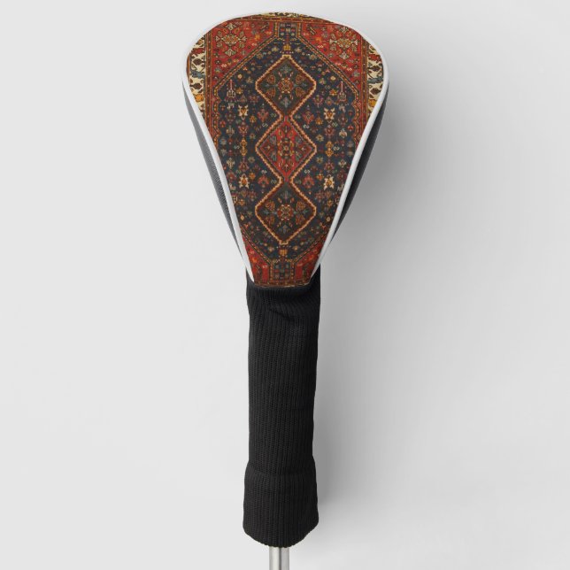 Oriental Antique Persian Turkish Carpet Rug Golf Head Cover (Front)