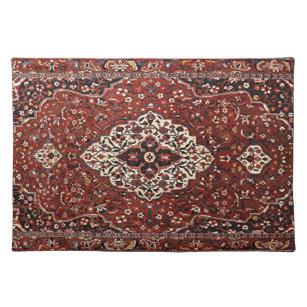 Oriental Antique Persian Turkish Rug Placemat
