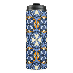 Oriental arabic ornament seamless pattern thermal tumbler