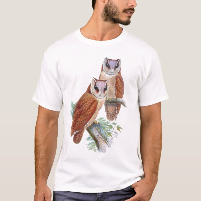 Oriental Bay Barn Owl  T-Shirt (Front)