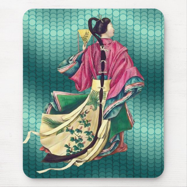 Oriental Beauty Mouse Pad (Front)