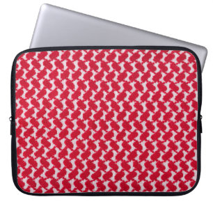 Oriental, bedouin like background. Arab keffiyah p Laptop Sleeve