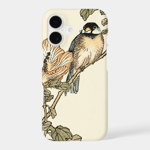 Oriental Bird Perched on Branch
