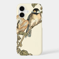 Oriental Bird Perched on Branch
