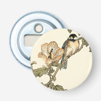 Oriental Bird Perched on Branch