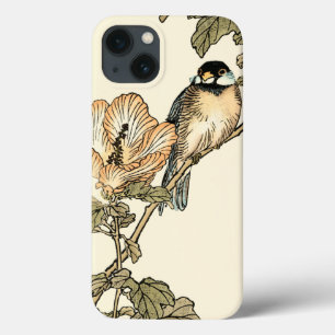 Oriental Bird Perched on Branch iPhone 13 Case