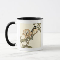 Oriental Bird Perched on Branch