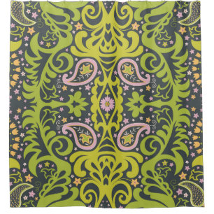 Oriental Bliss: Paisley Floral Pattern