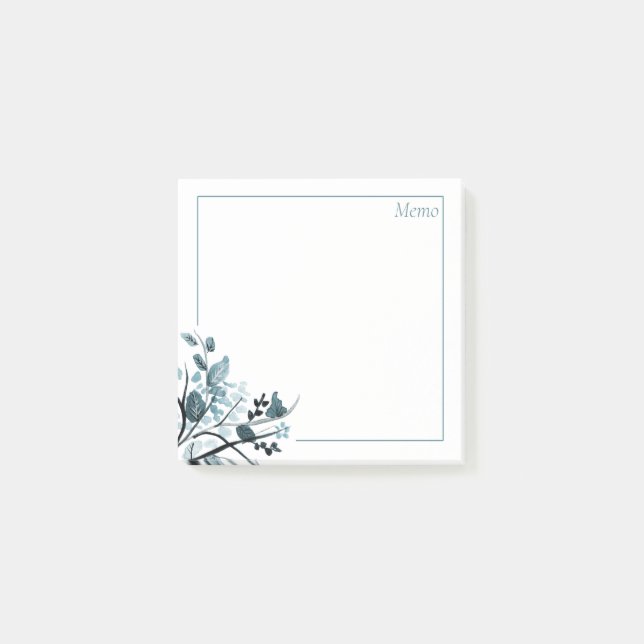 Oriental blossom post-it notes (Front)