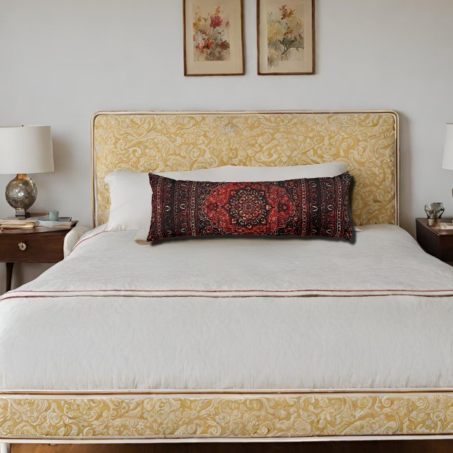 Oriental carpet look in rose tinted field body pillow (Creator Uploaded)