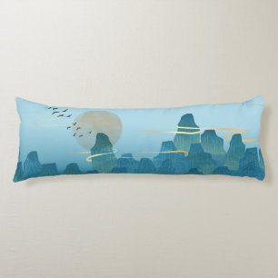 Oriental Chinese texture Body Pillow