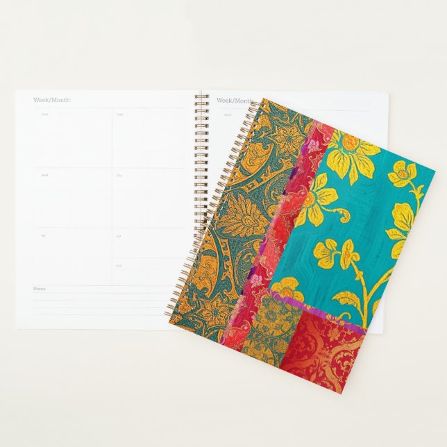 ORIENTAL Colourful Geen Red - Notebook, Planner (Display)