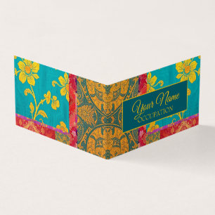 ORIENTAL Colourful Green Red - Business Card