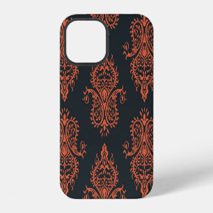 Oriental damask: Mediterranean vintage pattern. iPhone 12 Case