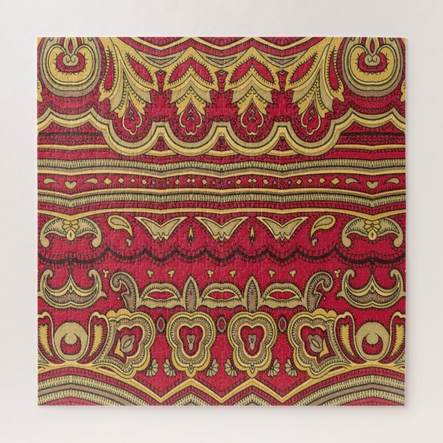 Oriental Decor: Abstract Closeup Jigsaw Puzzle (Vertical)