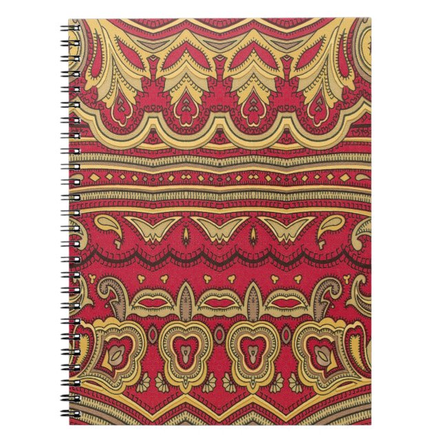 Oriental Decor: Abstract Closeup Notebook (Front)