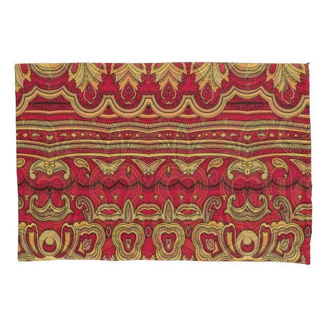 Oriental Decor: Abstract Closeup Pillowcase (Front)