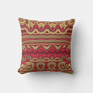 Oriental Decor: Abstract Closeup Throw Pillow