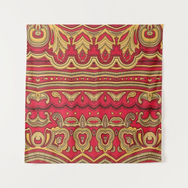 Oriental decor closeup. tapestry (Front)