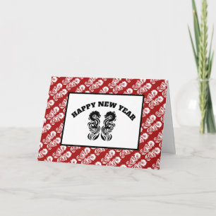 Oriental Dragon, Chinese New Year Greeting Card