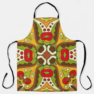 Oriental Ethnic Style Seamless Pattern Apron