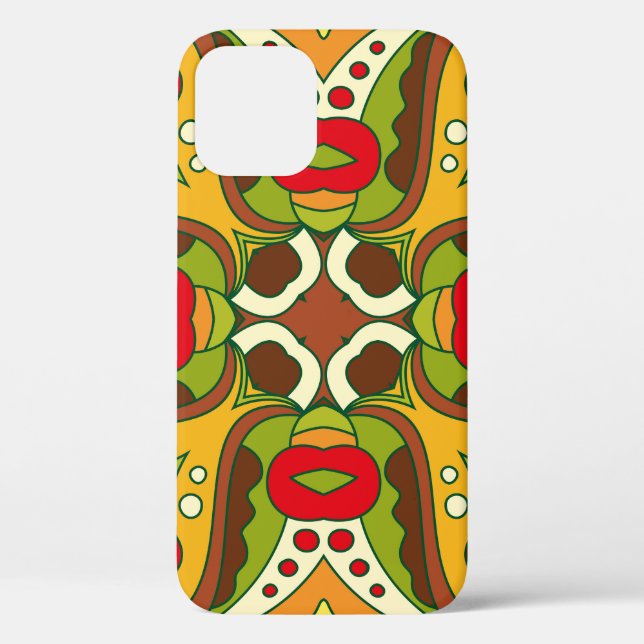 Oriental Ethnic Style Seamless Pattern Case-Mate iPhone Case (Back)