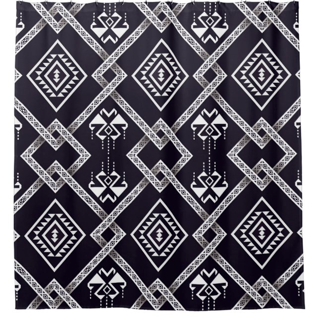 Oriental ethnic, traditional seamless background. (Front)