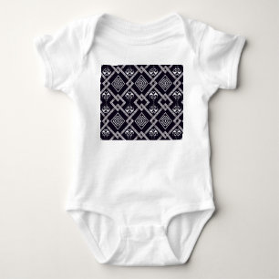 Oriental ethnic, traditional seamless background. baby bodysuit