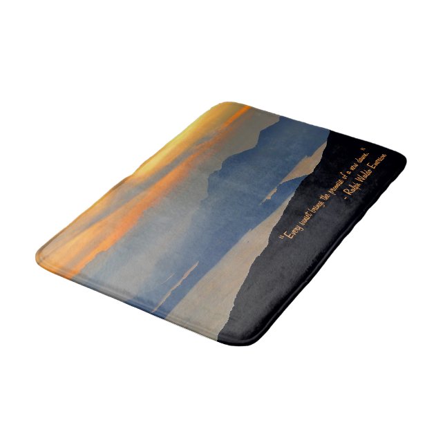 Oriental Evening Mist Bath Mat (Angled)