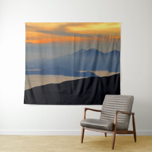 Oriental Evening Mist Wall Tapestry