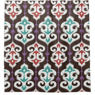 Oriental fabric ornament seamless pattern