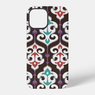 Oriental fabric ornament seamless pattern iPhone 12 case
